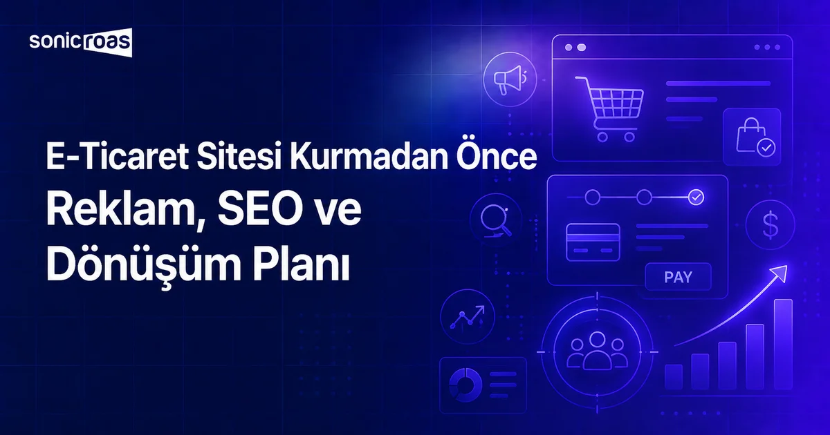 e-ticaret sitesi kurmadan önce dönüşüm planı hazırlama süreci